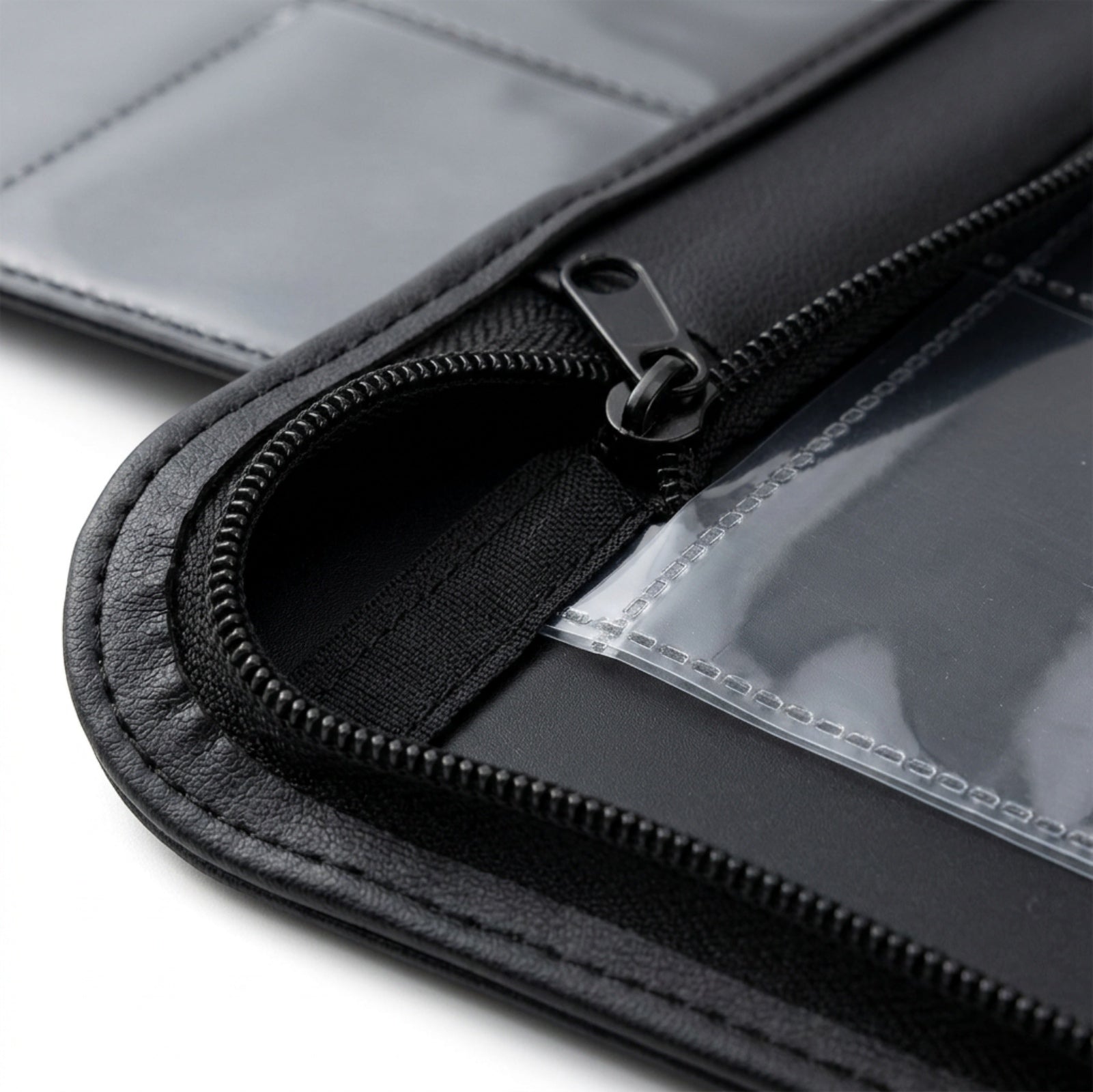 Mpjwd Nine Pocket Zip Card Binder Black - Detail view